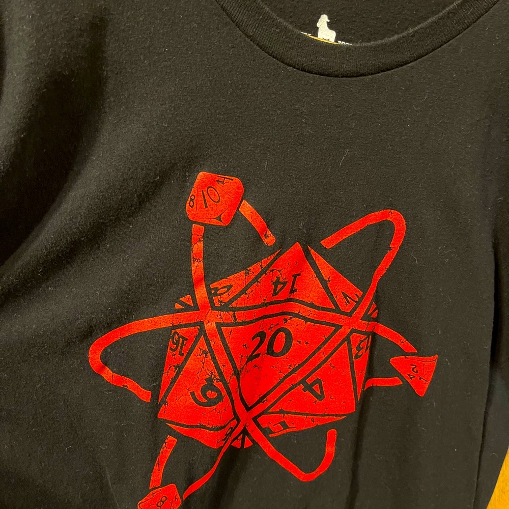 D and D tee shirt